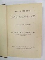 G. Shaw-Lefevre Eversley - English and Irish land questions: collected essays -  - KEX0243544