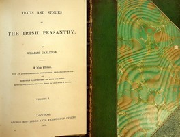 William Carleton - Traits and stories of the Irish peasantry Eight edition. with an introduction....and Numerous Illustrations by Harvey,Gilbert Phiz.....etc. -  - KEX0243788
