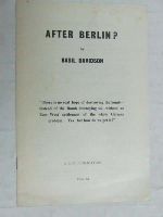 Basil Davidson - After berlin? -  - KEX0267444