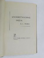 G L Mehta - Understanding India -  - KEX0270017