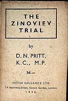 D N Pritt - THE ZINOVIEV TRIAL -  - KEX0303812