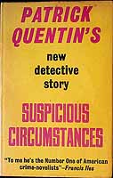 Patrick (1912-1987) Quentin - Suspicious circumstances / by Patrick Quentin -  - KEX0303828