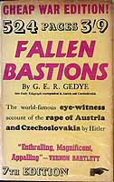 G. E. R. Gedye - Fallen Bastions. The Central European Tragedy. -  - KEX0303877