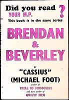 Cassius - Michael Foot - Brendan and Beverley: An Extravaganza -  - KEX0304112