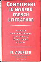 M Adereth - Commitment in modern French literature: A brief study of 