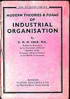 G. D. H. Cole - Modern Theories and Forms of Industrial Relations -  - KEX0304215