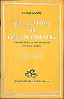 Austen Albu - Anatomy of Private Industry - 9780716311454 - KEX0304242