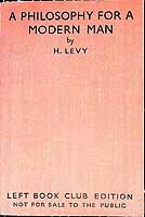 H. Levy - A Philosophy for a Modern Man -  - KEX0304753