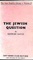 George Sacks - The jewish Question -  - KEX0304791