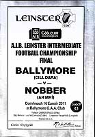  - Ballymore V Nobber 16 Eanair 2011 at Ballymore GAA Club -  - KEX0308198
