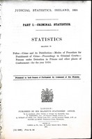  - Judical Statistics Ireland Pasrt 1 Criminal Statistics & Part 2 Civil Statistics -  - KEX0309076