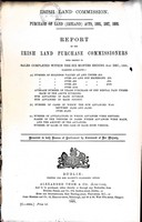  - Report of the irish land Purchase Commissionerswith respect to the sales completed in the six months ending the 31st of December 1890 -  - KEX0309223