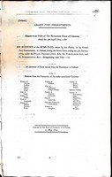  - Grand Jury Presentments An Account of the Sums paid either by the Public or by Grand Jury Presentments in Irelandduring the Seven years ended the 5th January 1824 under the Peace Preservation Act, the Constables Act and the Insurrection Act. -  - KEX0309409