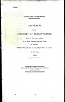  - Abstracts of the Accounts of presentments made by  the Grand Juries of The Several Counties Cities and Towns in Ireland in the year 1829 -  - KEX0309431