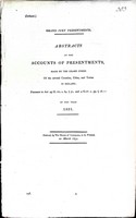  - Abstracts of the accountants of Presentments Made by the Grande Juries of the Several Counyties Cities and Towns in Ireland in the year 1832 -  - KEX0309434