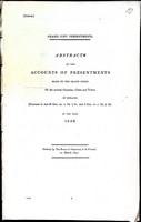  - Abstract of the Accounts of Presentments Made by the Grand Juries of the Several Counties Cities and Towns in Ireland ion the Year 1837 -  - KEX0309436