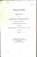  - Gross sums Presented by the Several Grand Juries throughout Ireland, at the Spring and Summer Assizes1830. -  - KEX0309443