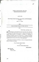  - Lord Lieutentants Ireland: Return of the Names of Lords Lieutenants, Lord Justices, and Chief Secretaries of Ireland 1801-1821 -  - KEX0309466