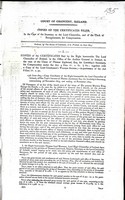  - Court of Chancery. Ireland Copies of Certificates for Compensation in the Case of Thomas Lockwood and William Edward Porter Esq. -  - KEX0309468