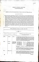  - Accounts of the total Amount of the Produce of the double or increased Land tax at this time remaining assessed on the Estates of Roman catholics.....Pls Four seperate Further Accounts relating to Roman catholic Land Tax in England and Wales -  - KEX0309549