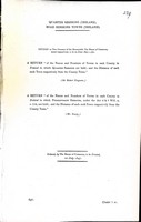 Sir Robert Ferguson - Quarter Sessions ( Ireland ).The Names and Numbers of Towns in each County in Ireland in which Quarter Sessions are held and the Distance of each such Town from the County Town -  - KEX0309595