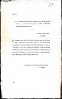  - General Post Office Dublin : Return from the Post-Office in Ireland to the Order of the House of Commons dated the 7th of July 1807 respecting the miscarraige of letters containing Bank Notes -  - KEX0309616