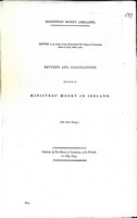 Sir John Young - Minister' Money ( ireland ) Returns and Calculations Relative to Ministers Money in Ireland -  - KEX0309620