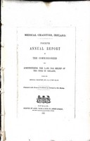  - Medical Charities Ireland. Fourth Annual Report of the Commissioners for Administering the Laws for Relief of the Poor in Ireland -  - KEX0309623