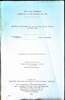  - Irish Land Commission Purchase of Land Ireland Act 1891.Return of advances made under the act during the Year ended 31st March 1905 -  - KEX0309648