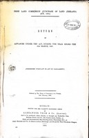  - Irish Land Commission Return of Advances Under the Act during the year ended 31st March 1897 -  - KEX0309651