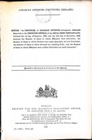  - Agrarian Offences Provinces Ireland: Return of Agrarian Offences reported to the Royal Irish Constabulary for the year 1898 Showing convictions etc -  - KEX0309653