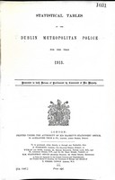  - Statistical Tables of the Dublin Metropolitan Police for the Year 1913 -  - KEX0309678