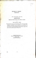  - Public Debt: An Account of all Addittions which have been made to the Annual Charge of the Public Debt in respect of the yer ended the 5th day of January 1827 -  - KEX0309687