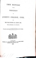 Sir Maxiere Brady - Report on the Condition and Progress of The Queens University in Ireland for the year 1868-69 -  - KEX0309750