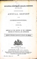  - Educational Endowments ( Ireland) Commission: Report of the Commissioners for the Year 1889-90 -  - KEX0309781