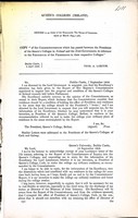 Mr Beamish - Queens Colleges  ( Ireland ) : Correspondence between the Presidents of the Queens Colleges in Ireland and the Irish Government in reference to Redidents of the Presidents -  - KEX0309791