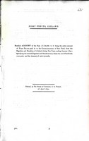  - First Fruits Ireland Detailed Account of the Sum of £$,302.4.3 being the entire amount of First Fruits paid into the Commisssioners of that fundduring the ten years ending January 1830 -  - KEX0309812