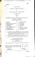  - ( Ireland) Further Estimates of Miscellaneous Services for the year 1823..Linen Board , Board of Works etc... -  - KEX0309828