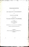  - ( Irelans) Proceedings of Her Majesty's Governemnetin Ireland RespectingThe better Collection of the Revenue1800-1804 -  - KEX0309850