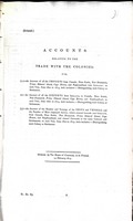  - ( Ireland) Accounts Relating to the Trade with the Colonies ( Canada) from 1800 to 1813 inclusive -  - KEX0309853