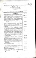  - ( Ireland ):An Account pf the Particulars of the payment of £418,230.7.10 in the year ending the 5th January 1809; Out of the vote of Credit for Ireland -  - KEX0309859