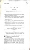  - ( Customs-Ireland) : Papers relating to Martinico Sugars : Copy of the Case Stated and Opinion theron of the Attorney General of Ireland respecting the discharge of Martinico Sugars... -  - KEX0309870