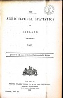  - The Agricultural Statistics for Ireland for the Year 1881 -  - KEX0309888