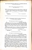 Viscount Crichton - Mr William Johnston, Inspector of Fisheries ( Ireland ): Correspondence between the Lord Lieutenant of Ireland and Mr.William Johnston in the years 1883,1884 and 1885 relating to his participation in the Discussion of Political Matters -  - KEX0309909