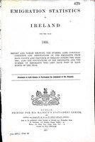  - Emigration Statistics of Ireland for the year 1906 -  - KEX0309930