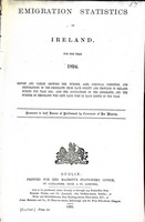  - Emigration Statistics of Ireland for the year 1894 -  - KEX0309936