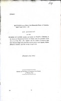  - ( Ireland ) An Account of the Number of Causes decided and wheather for plaintiff or defendent in the Assistant barristers Courts of Irelandup to the first day of April 1818 -  - KEX0309942