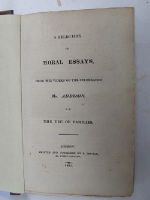 Mr. Addison - A Selection of Moral Essays -  - KHS0023702