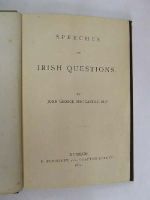 John George Maccarthy - Speeches on Irish Questions -  - KHS1017814