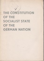 Germany (East) - The Constitution of the socialist state of the German nation. -  - KMK0017477